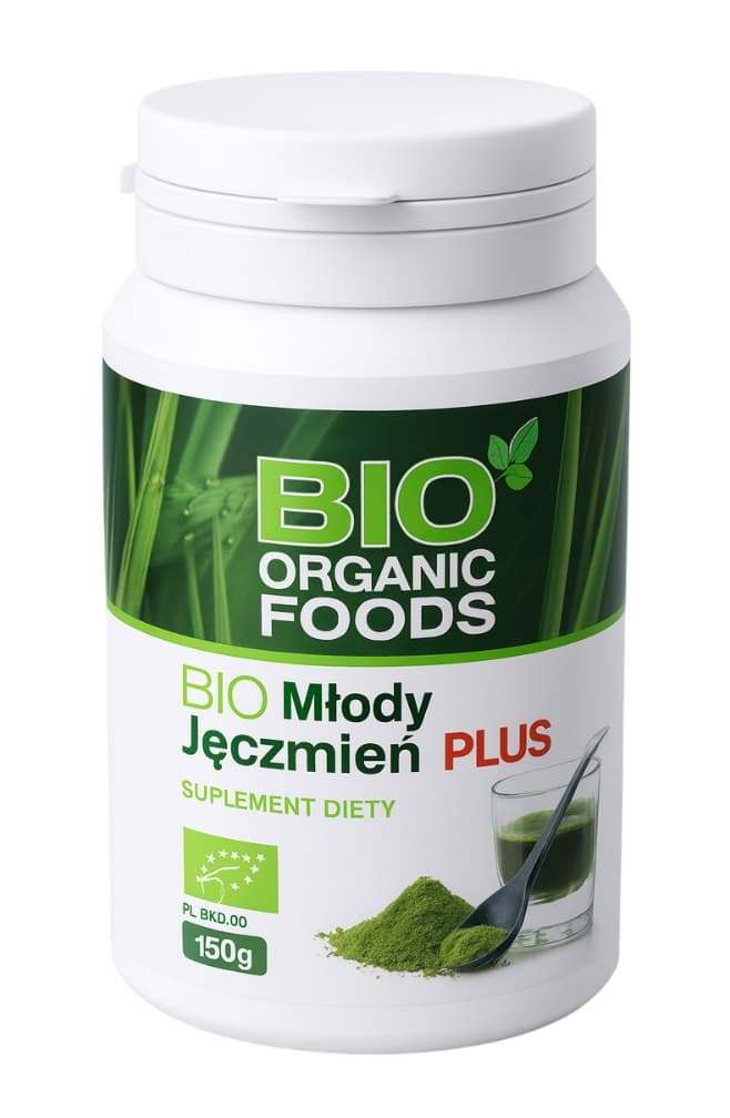 BOF - Young Barley Plus 120 kapslar – BOF förpackning
