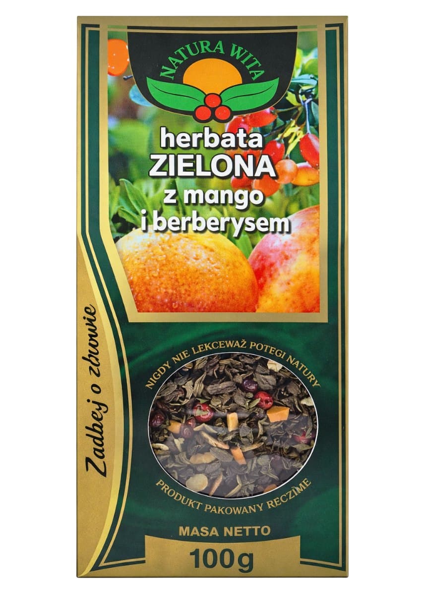 NATURA-WITA Té verde con mango y berberis 100g