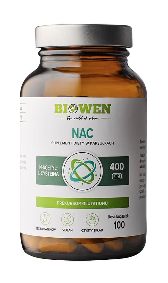 Biowen - NAC - 100 Kapseln – Biowen Verpackung