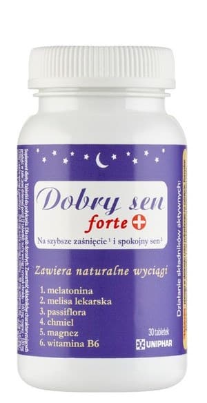 UNIPHAR - Dobry Sen Forte 30 comprimidos – UNIPHAR embalagem