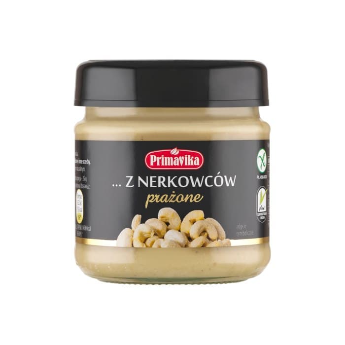 Primavika - Masło z nerkowców 185g – Primavika opakowanie