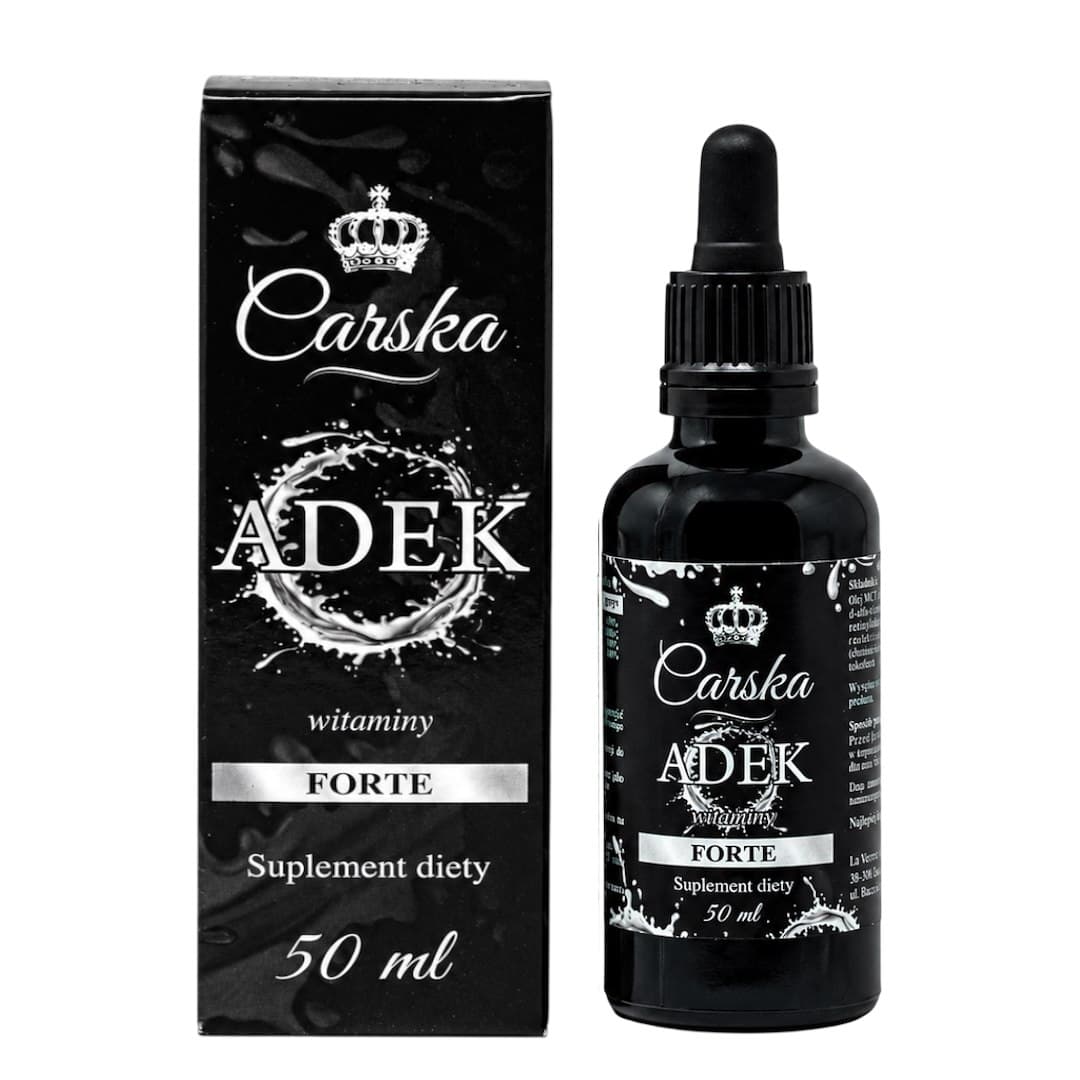Carska - ADEK Vitamins 120 kapsułek – Carska opakowanie