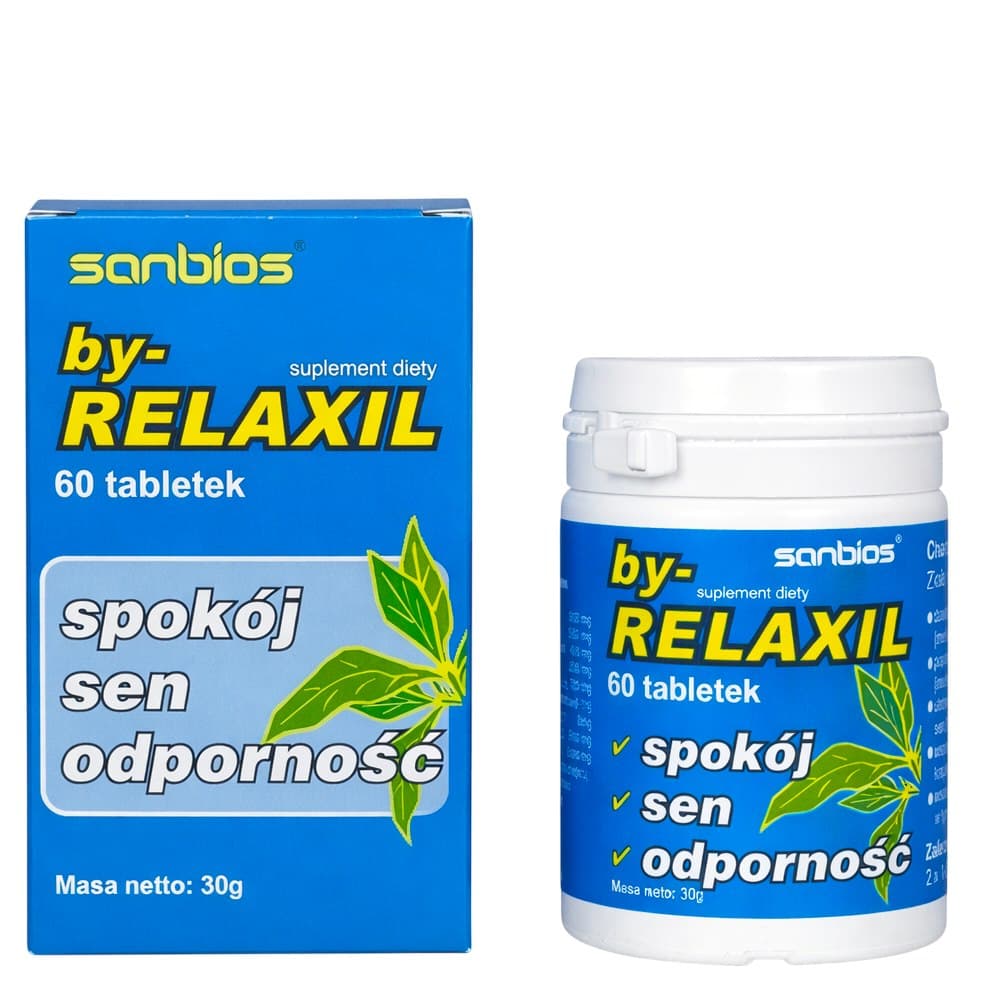 Sanbios By-Relaxil 60 comprimidos – Sanbios embalagem