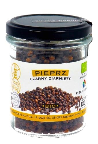Pięć Przemian - Black Pepper Whole Grain Organic 100g – Pięć Przemian emballage