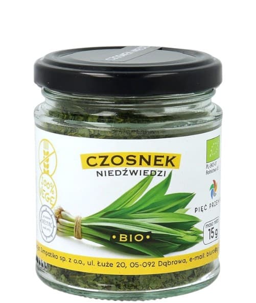 Pięć Przemian - Ajo Silvestre Orgánico, suplemento ecológico – Pięć Przemian empaque