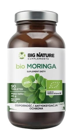 Big Nature - Moringa - 90 tabletas – Big Nature empaque