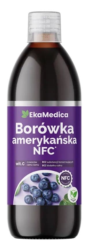 Eka Medica - American Blueberry Nfc - 500ml – Eka Medica Verpackung