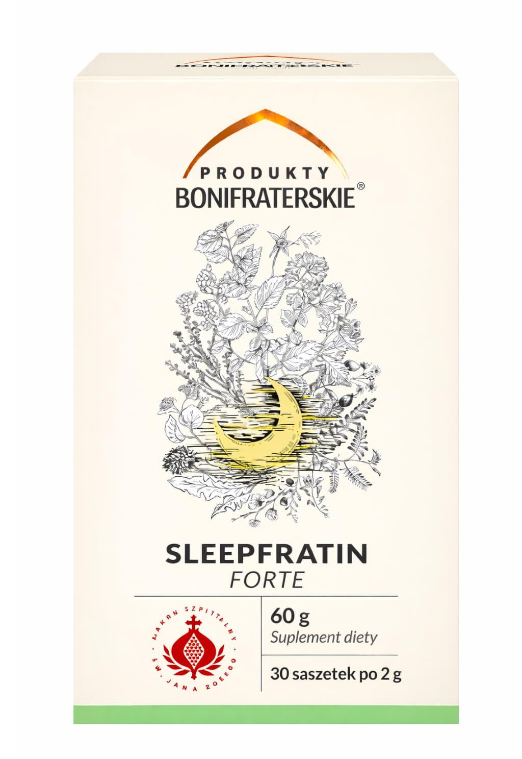 Produkty Bonifraterskie - Sleepfratin Forte 60 Kapseln – Produkty Bonifraterskie Verpackung