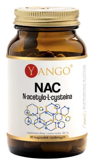 Yango - N-Acetyl-L-Cysteine - 150mg, 90 kapslar – Yango förpackning