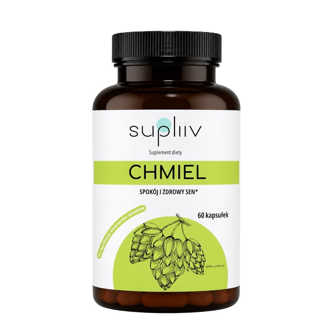 Supliiv - Ekstrakt z chmielu - 60 kapsułek