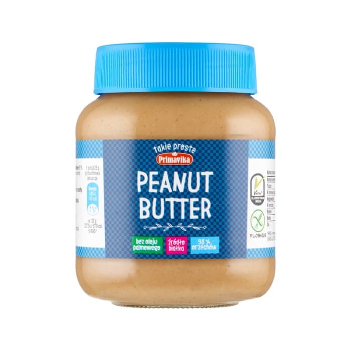 Primavika - Naturalne Masło Orzechowe 350g – Primavika opakowanie