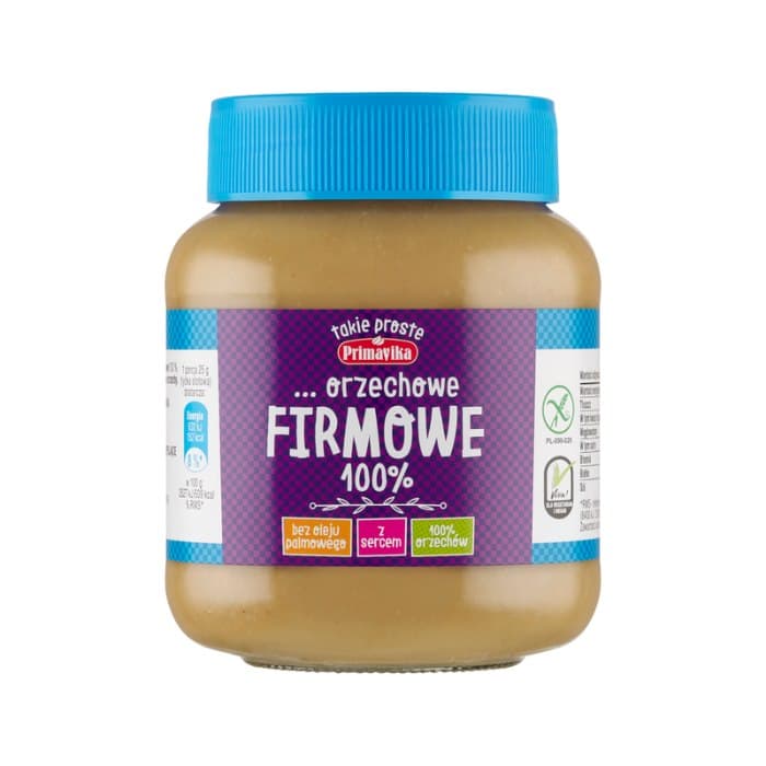 Primavika - Peanut Butter Company 100% Erdnussbutter 350g – Primavika Verpackung