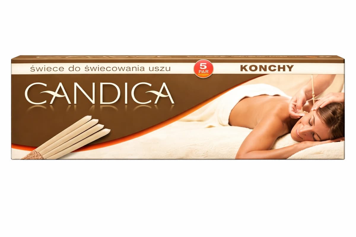 Candiga Aura Herbals Ohrkerzen – 5 Paar natürliche Ohrkerzen – Candiga Verpackung