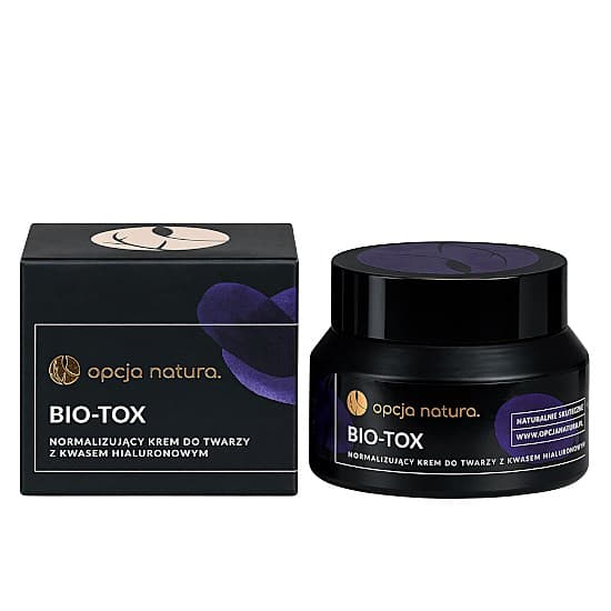 Opcja Natura - Bio-Tox Normalizing Face Cream With Hyaluronic Acid - 50ml – Opcja Natura förpackning