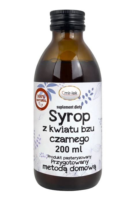 Mir-Lek - Black Elderflower Syrup 200ml