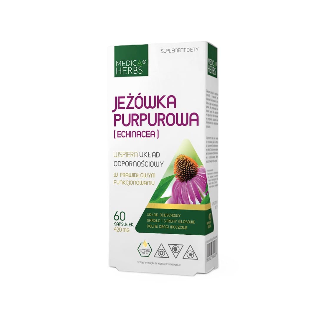 Medica Herbs - Purple Coneflower (Échinacée) - 60 capsules