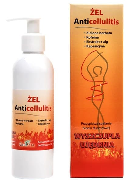 Gorvita Żel Anticellulitis 200ml – Gorvita förpackning