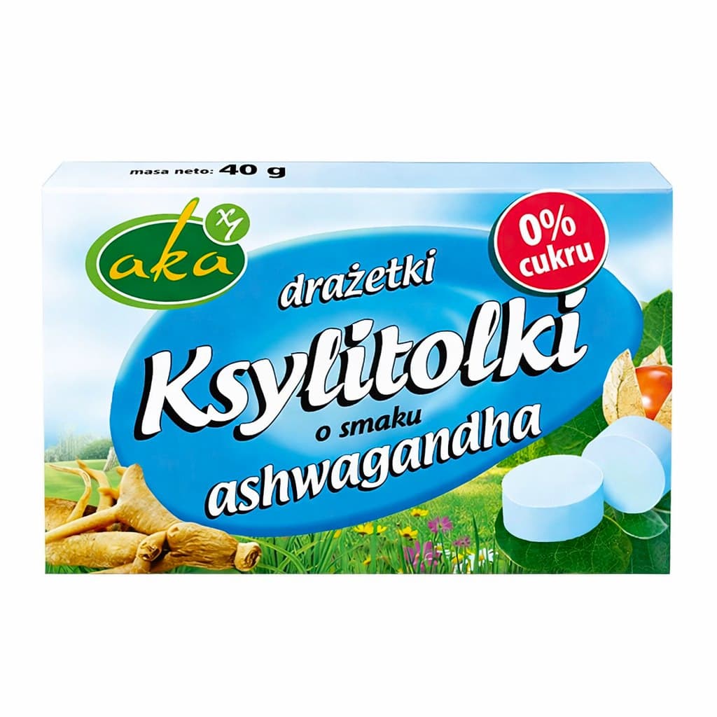 Aka - Xylitol Dragees Ashwagandha - 40g – Aka empaque