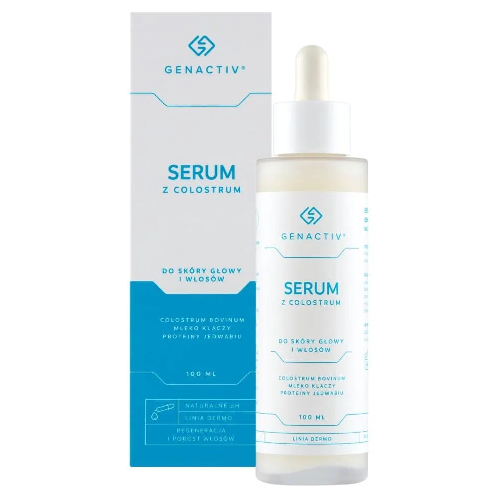 Genactiv - Colostrum Serum For Scalp And Hair 100ml – Genactiv empaque