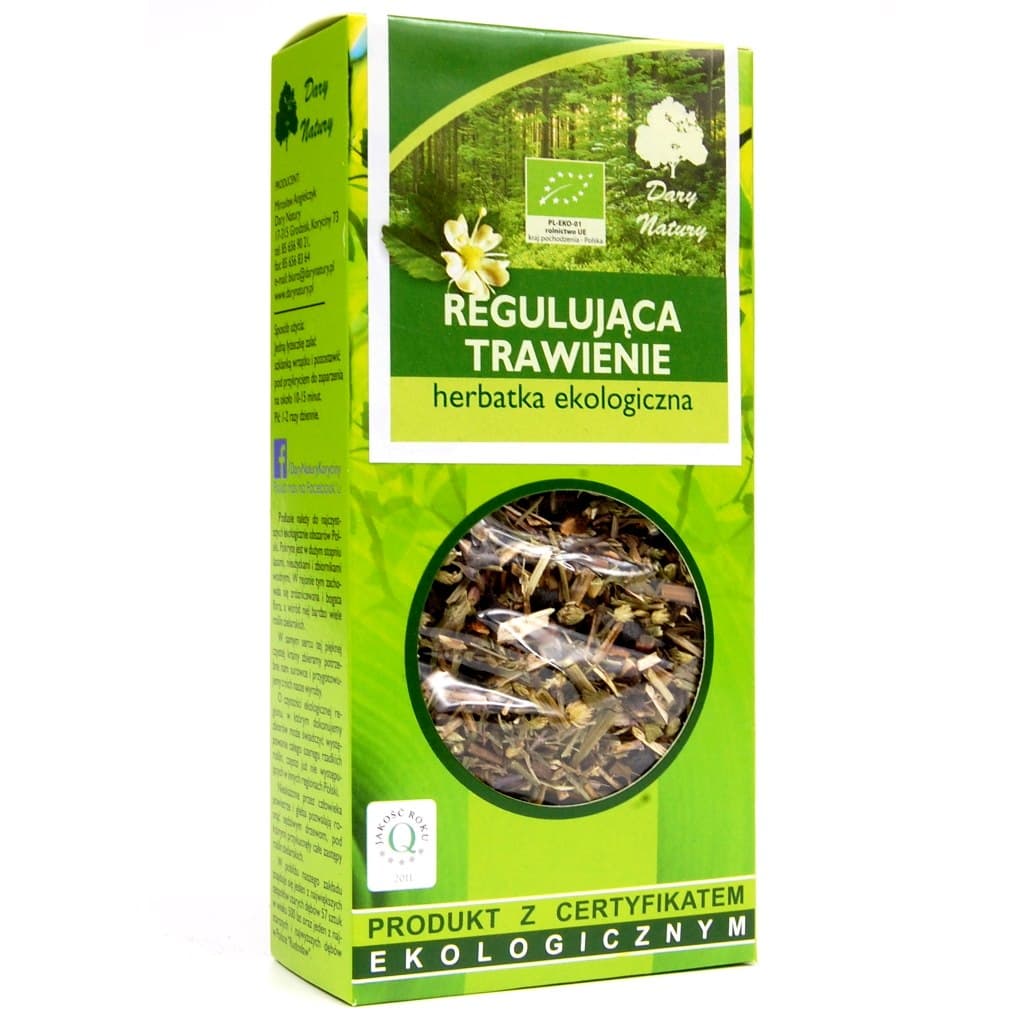 Dary Natury - Herbaciany Napar Regulujący Trawienie - 50g – Dary Natury opakowanie