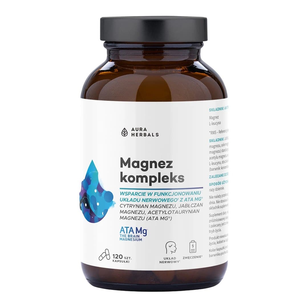 Aura Herbals Magnesium Complex - 120 kapsler
