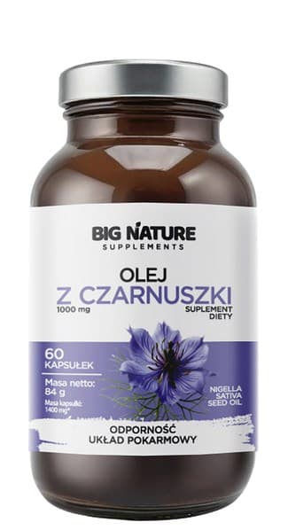 Big Nature - Black Cumin Seed Oil - 60 kapslar – Big Nature förpackning