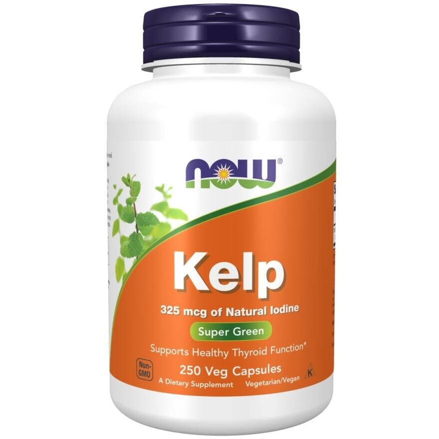 NOW Foods - Kelp, 325mcg - 250 Vcaps – NOW Foods empaque