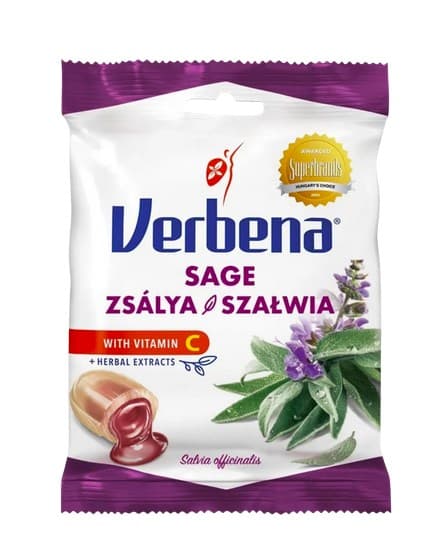 Cukierki ziołowe Szałwia 60g VERBENA – Verbena förpackning