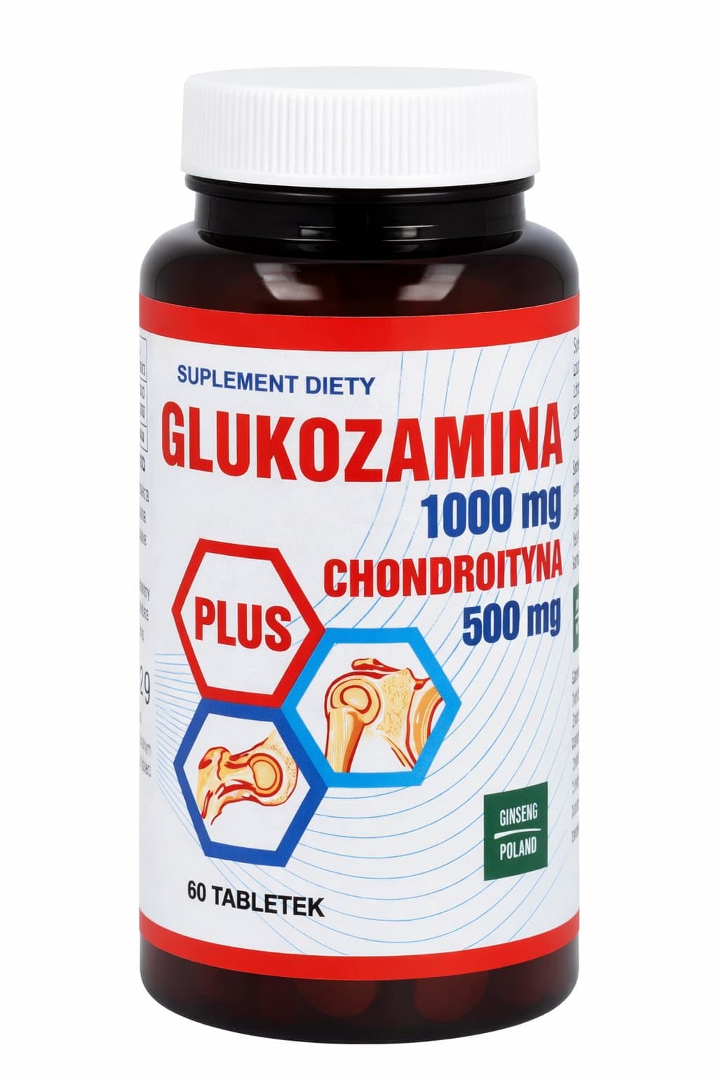 Ginseng Poland - Glucosamine Plus Chondroitin - 60 comprimidos