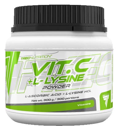 Trec Nutrition Vitamin C + L-Lysin Poeder 300g – Trec verpakking