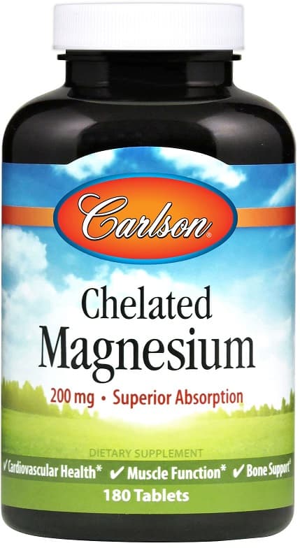 Carlson Labs - Chelated Magnesium - 180 tabletek