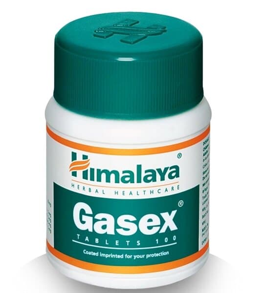 Himalaya Herbals Gasex 100 tabletter – Himalaya förpackning