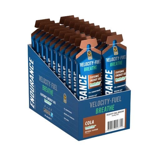Endurance Breathe Isotonic Energy Gel, Cola - 20 x 60g | Applied Nutrition – Applied Nutrition emballage