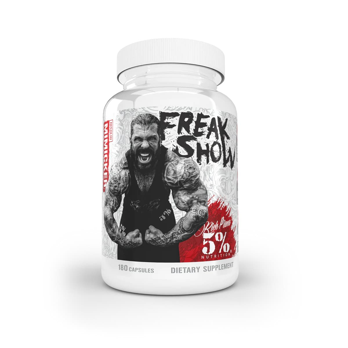 5% Nutrition - Freak Show - 180 capsules – 5% Nutrition verpakking