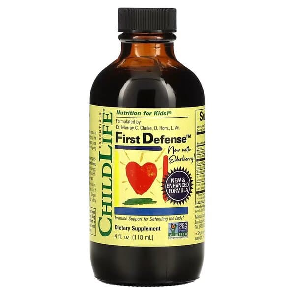 Child Life First Defense suplemento líquido 118 ml – Child Life empaque