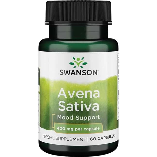 Swanson - Avena Sativa 400mg - 60 capsules – Swanson emballage
