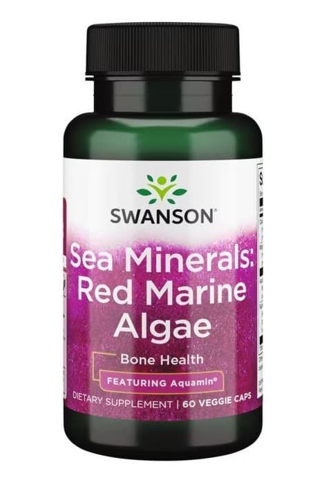 Swanson Sea Minerals: Alga marina roja 60 Vcaps – Swanson empaque
