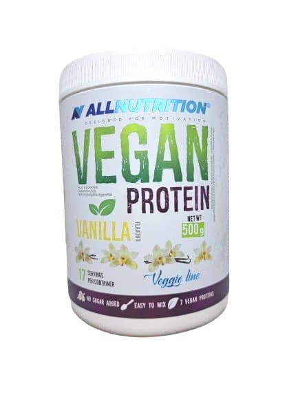 Allnutrition Vegan Protein Vanilla 500g – Allnutrition empaque