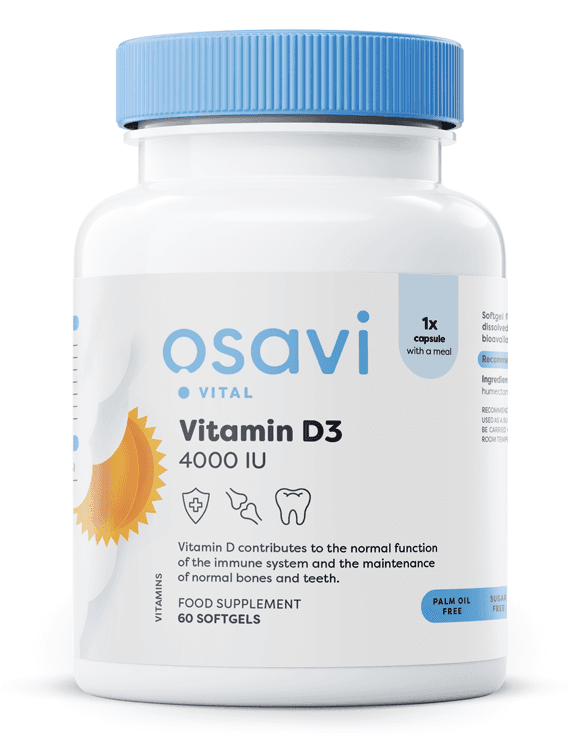 Osavi Advanced Vitamina D3 4000IU - 60 Capsule – Osavi confezione