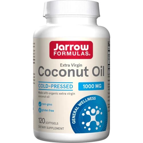Jarrow Formulas Extra Virgin Coconut Oil 120 Capsules – Jarrow Formulas verpakking