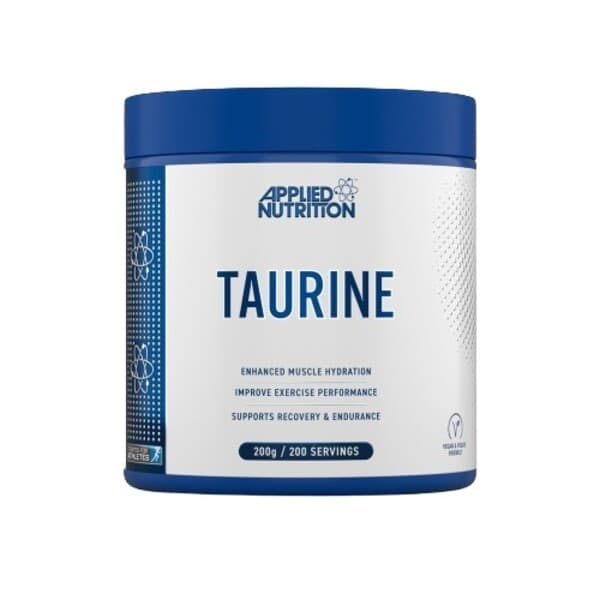 Applied Nutrition Taurine 200g Poeder – Applied Nutrition verpakking