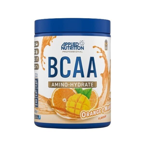 BCAA Amino-Hydrate Orange & Mango 450g | Velocity-Fuel – Applied Nutrition Verpackung