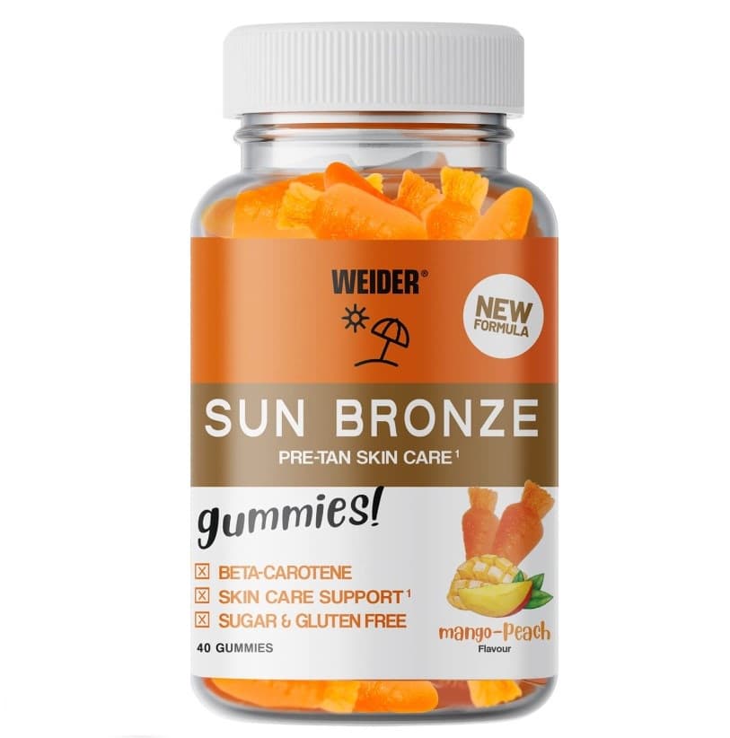 Weider Sun Bronze Gummies Mango Peach - 40 Kaubonbons – Weider Verpackung