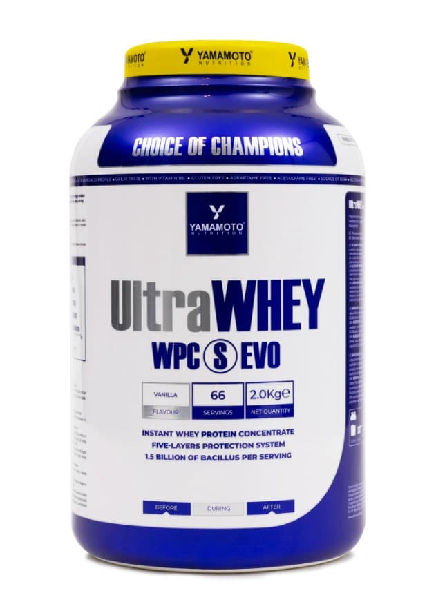 Yamamoto Research - Ultra Whey Wpc S Evo, Vanille - 2000g – Yamamoto Research emballage