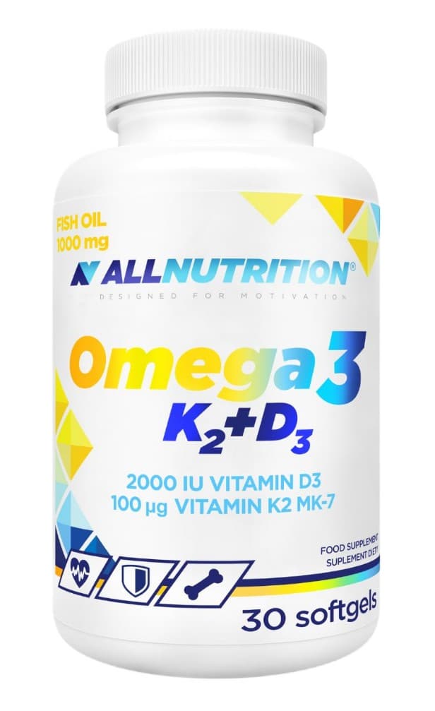 Allnutrition - Omega 3, K2+D3 - 30 Capsules