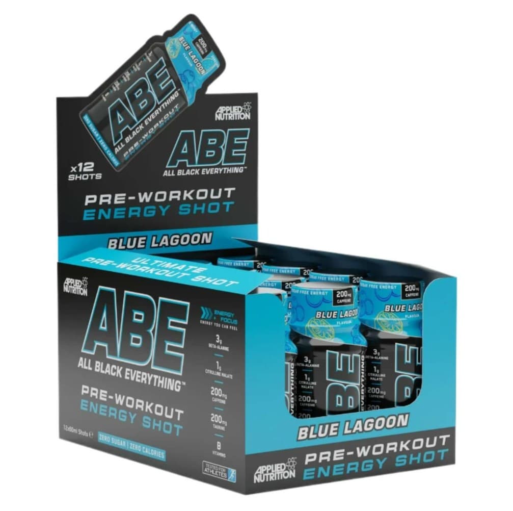 Applied Nutrition - Shot, Blue Lagoon - 12 x 60ml – Applied Nutrition Verpackung
