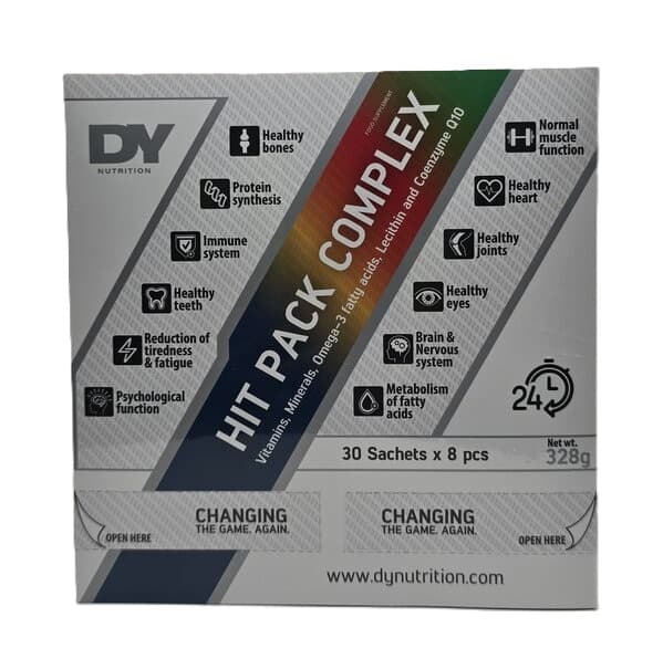 Dorian Yates - Hit Pack Complex - 30 Sachets X 8 Pcs – Dorian Yates packaging