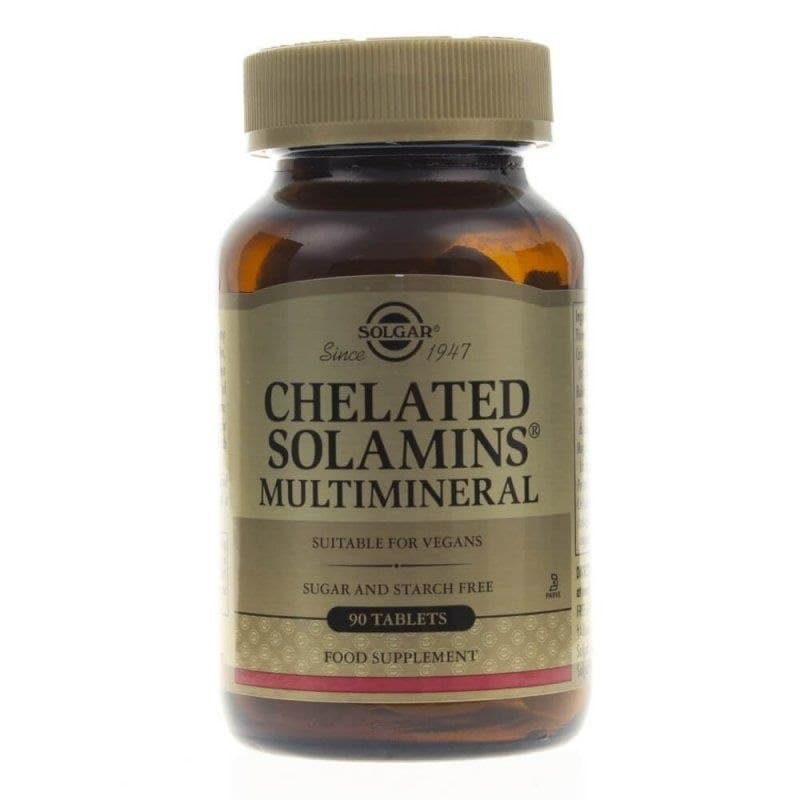 Solgar Chelated Solamins Multimineral - 90 tabletek