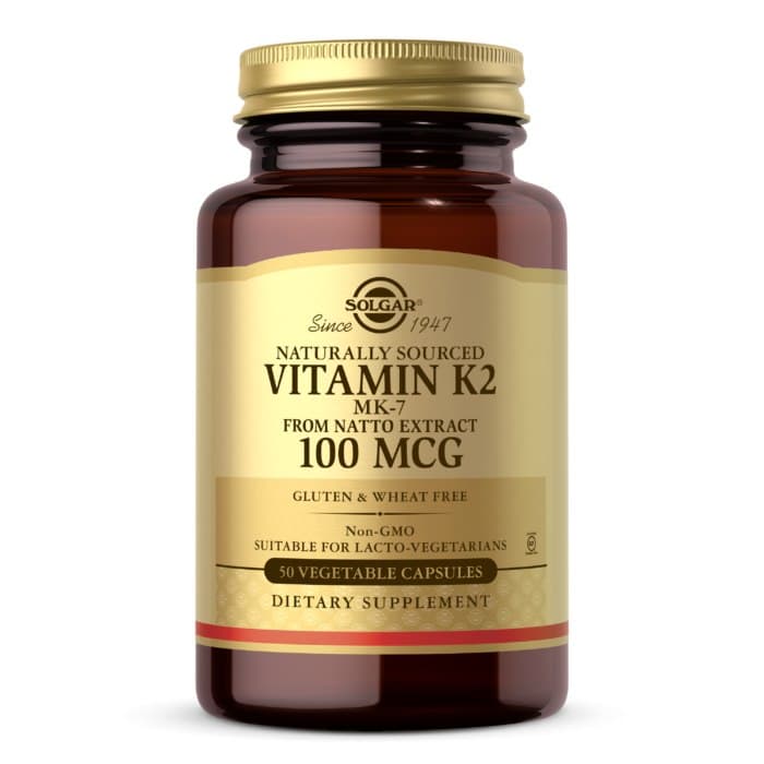 Solgar Vitamin K2 MK-7 100mcg 50 plantaardige capsules