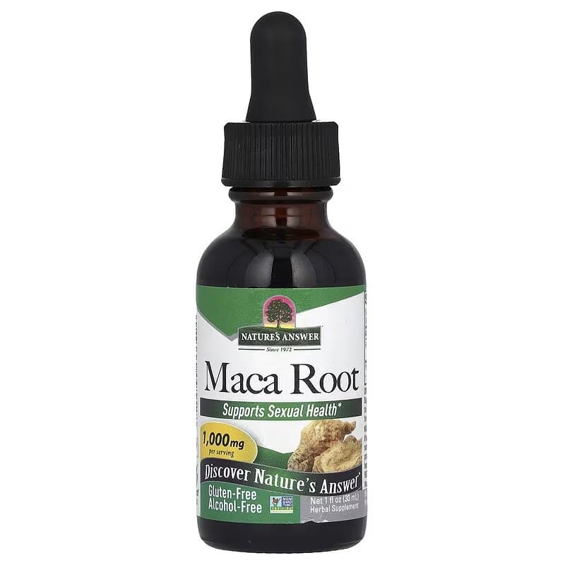 Nature's Answer Maca Root 30 ml flüssiger Extrakt – Nature's Answer Verpackung